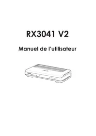 Notice ASUS RX3041 V2 Routeur sans fil