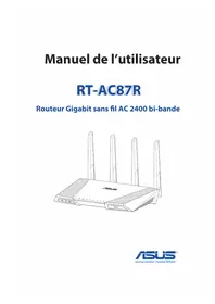 Notice ASUS RTAC87R Routeur sans fil