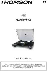 Notice THOMSON TT702