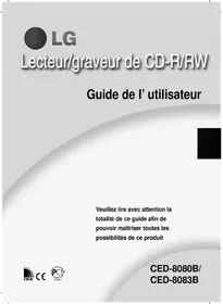 Notice LG CED8083B Lecteur CD