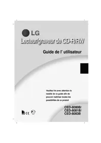 Notice LG CED8081B Lecteur CD