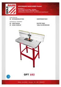 Notice Holzmann OFT102 Routeur