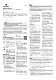 Notice Toolcraft TO7159158 Pompe