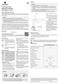 Notice Toolcraft TO7159149 Pompe