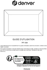 Notice DENVER PFF1064 Cadre photo numérique