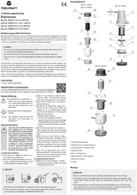 Notice Toolcraft TO7159140 Pompe