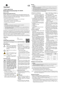 Notice Toolcraft TO7159155 Pompe