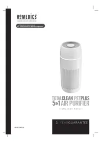 Notice HOMEDICS TOTALCLEAN PETPLUS APPET35WT Purificator de aer