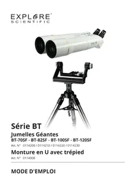Notice Explore Scientific BT120SF Jumelles