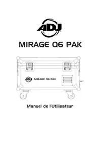 Notice Adj MIRAGE Q6 PAK Équipement audio professionnel