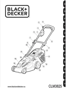 Notice BLACK & DECKER CLM3825 Plæneklipper