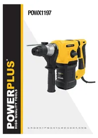 Notice PowerPlus POWX1197 Wiertarka