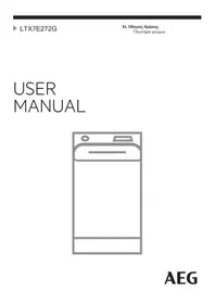 Notice AEG LTX7E272G πλυντήριο ρούχων