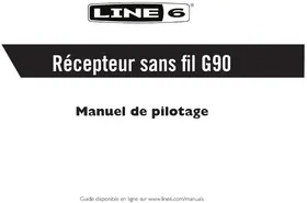 Notice LINE 6 RELAY G90 Convertisseur audio/vidéo