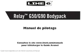 Notice LINE 6 RELAY G50 Émetteur sans fil audio