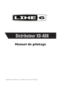 Notice LINE 6 XDAD8 Matériel audio