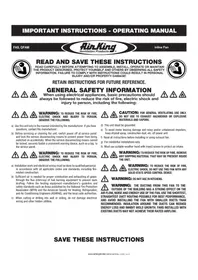 Notice Air King FAS Ventilateur d'extraction