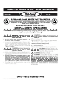 Notice Air King QFAMD Ventilateur