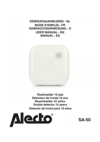 Notice ALECTO SA50 Détecteur de fumée
