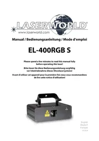Notice Laserworld EL400RGB MK2 Lampe