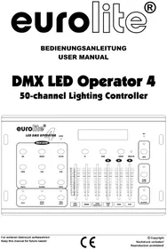 Notice Eurolite DMX LED OPERATOR 4 Éclairage