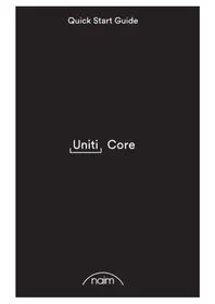 Notice NAIM UNITI CORE Lecteur/enregistreur de cd