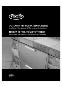 Notice DCS RF24DE4 Réfrigérateur