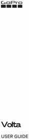 Notice GOPRO VOLTA Videocámara