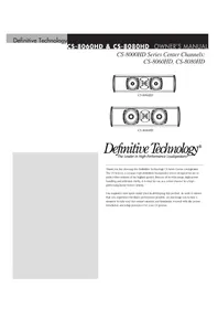 CS8060HD DEFINITIVE TECHNOLOGY