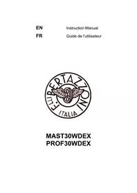 Notice BERTAZZONI PROF30WDEX Tiroir et armoire chauffants