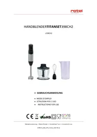 Notice ROTEL U398CH2 Blender