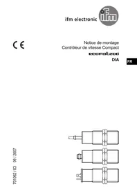 Notice IFM DI002A Contrôleur de vitesse