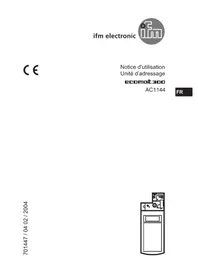 Notice IFM AC1144 Automatisme industriel