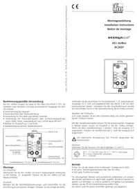 Notice IFM AC2037 Compresseur