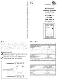 Notice IFM DN2010 Alimentation électrique