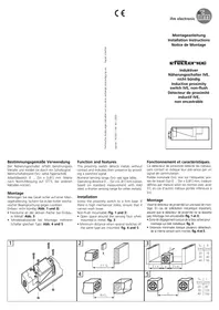 Notice IFM IV0002 Détecteur de proximité inductif