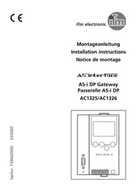 Notice IFM AC1325 Industrielle Automatisierung