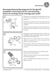 Notice IFM E20862 Accessoire industriel