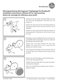 Notice IFM E20913 Accessoire industriel