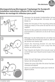 Notice IFM E20916 Accessoire industriel