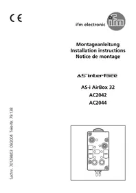 Notice IFM AC2044 Interface