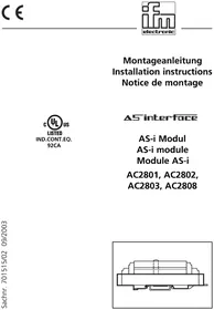 IFM AC2802 - Controller