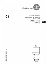 Notice IFM PMP095 Transmetteur de pression