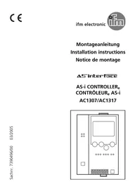 Notice IFM AC1307 Industrielle Automatisierung