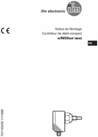 Notice IFM ST0508 Contrôleur de débit