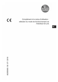 Notice IFM PN2699 Automatisme industriel