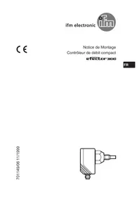 Notice IFM ST3655 Capteur de débit