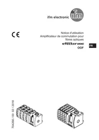 Notice IFM OO5011 Amplificateur