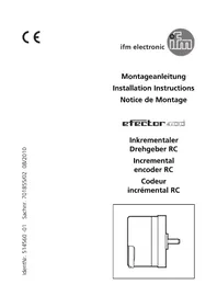 Notice IFM RC6010 Drehgeber