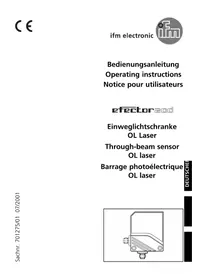 Notice IFM OL5020 Laserpointer